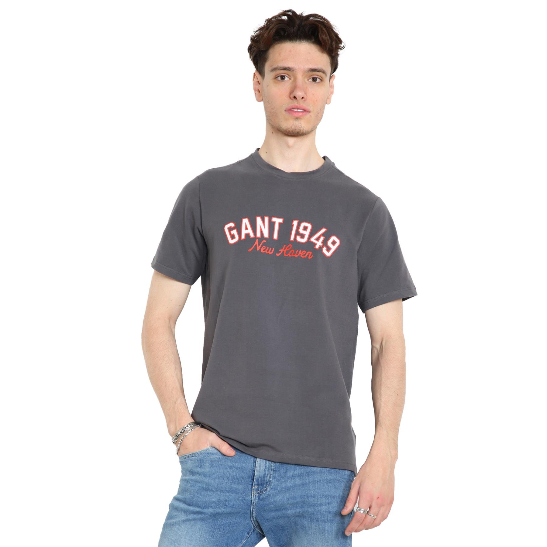 Gant | Mens Crew Neck T-Shirt New Haven