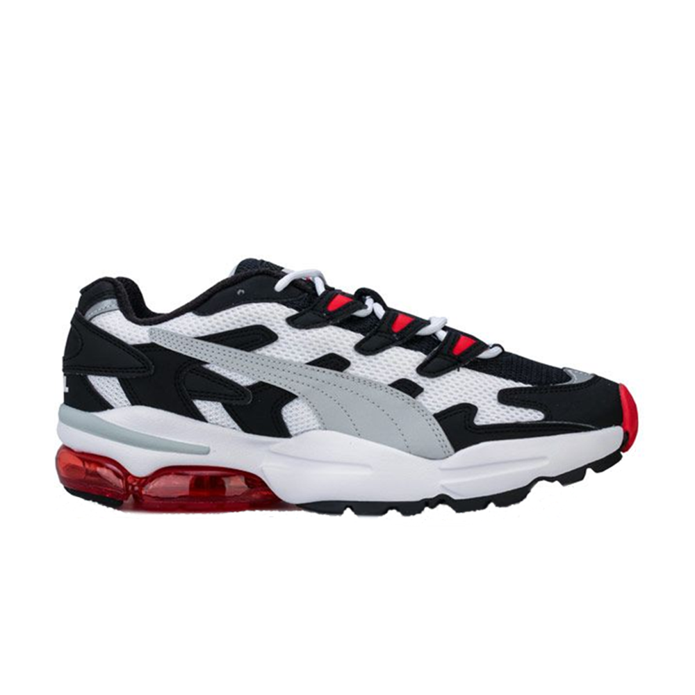 Puma Cell Alien OG Black Red Low Lace Up Casual Trainers - Mens