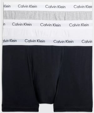 Men's DKNY Seattle 3 pack Trunk Boxer Shorts in Black