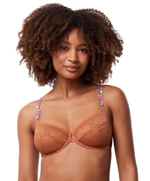 Pretty Polly Women's Peony Embroidery Non Padded Balconette Bra, Pink  (Crimson), 30C : : Clothing, Shoes & Accessories