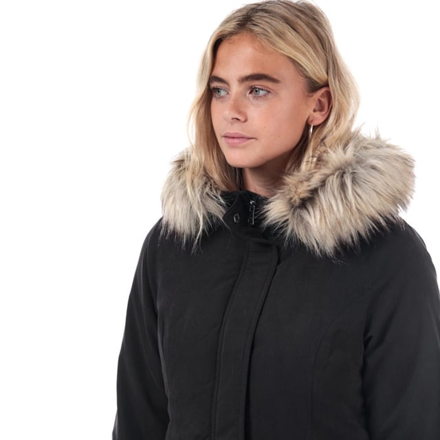 Women's Only New Lucca Parka Jacket in Black