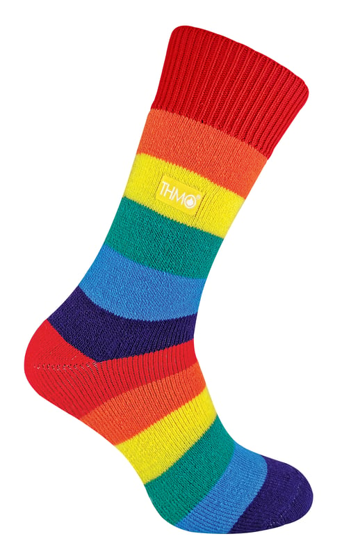THMO - Men's & Ladies Extra Warm Thermal Rainbow Socks for Winter