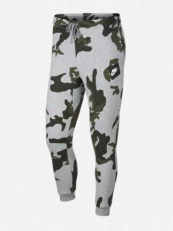 Nike Mens Club Fleece Cuffed Joggers Camouflage