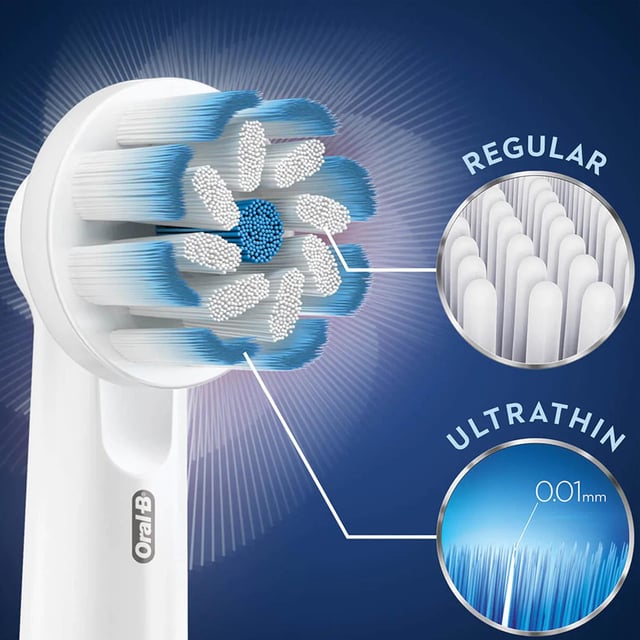 Oral-B Sensi Clean Power Toothbrush Refill Heads, Pack of 8