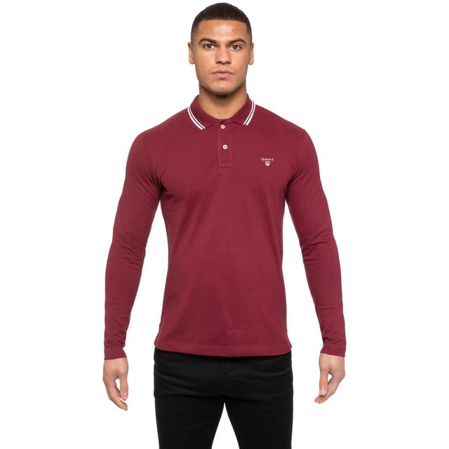 Gant | Mens Long Sleeve Polo Shirts