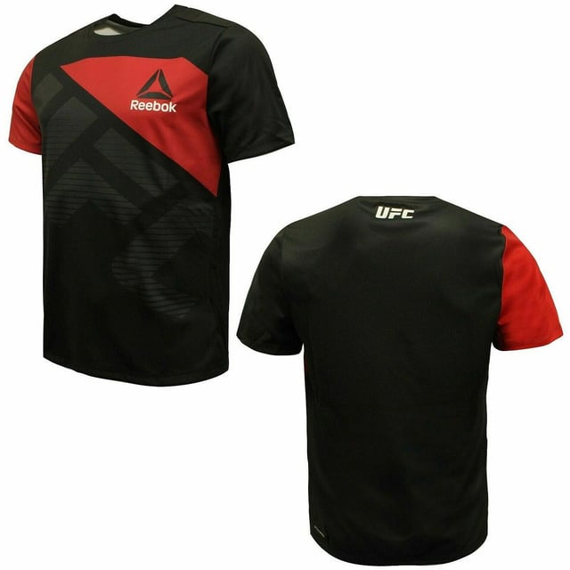Reebok UFC Mens Black/Red T-Shirt