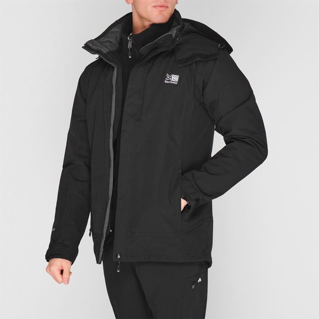 Karrimor Mens 3in1 Hooded Waterproof Jacket
