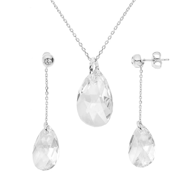 DIADEMA - Set Forever Swarovski - Necklace, Earrings - Love Jewelry  Collection