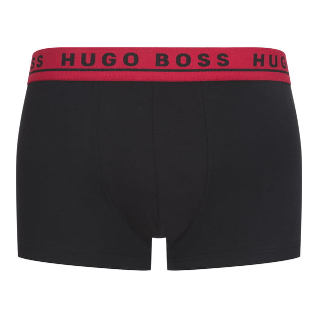 Hugo Boss Men’s 3 Pack Cotton Stretch Trunks White/Grey/Black