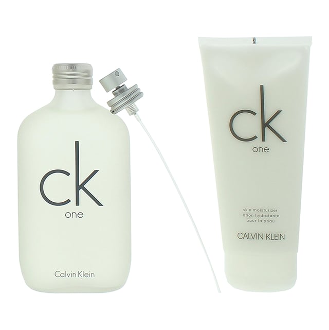 Calvin Klein Ck One Eau De Toilette 200ml + Body Lotion 200ml Gift Set