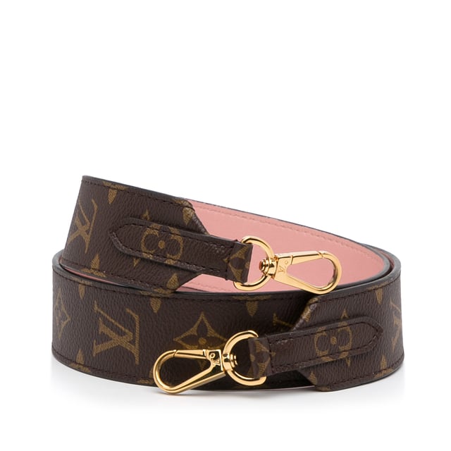 LOUIS VUITTON Brown Monogram Canvas Shoulder Strap